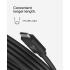 Belkin Connect USB4 Cable (4ft/1.2M Power Cable), USB-C to USB-C Cable w/ 240W Power Delivery + 20Gbps - USB4 Compliant Power Cable, Compatible with MacBook, Windows, Chromebook, & More - Black